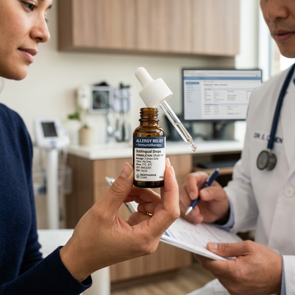 Vacuna de inmunoterapia sublingual